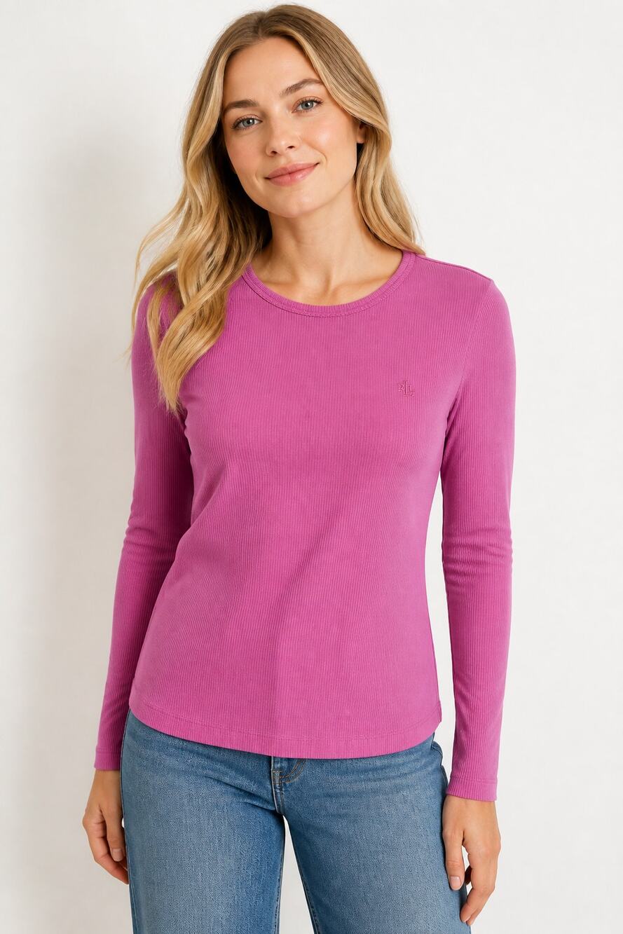 Lauren Ralph Lauren Pink Long Sleeve Top M